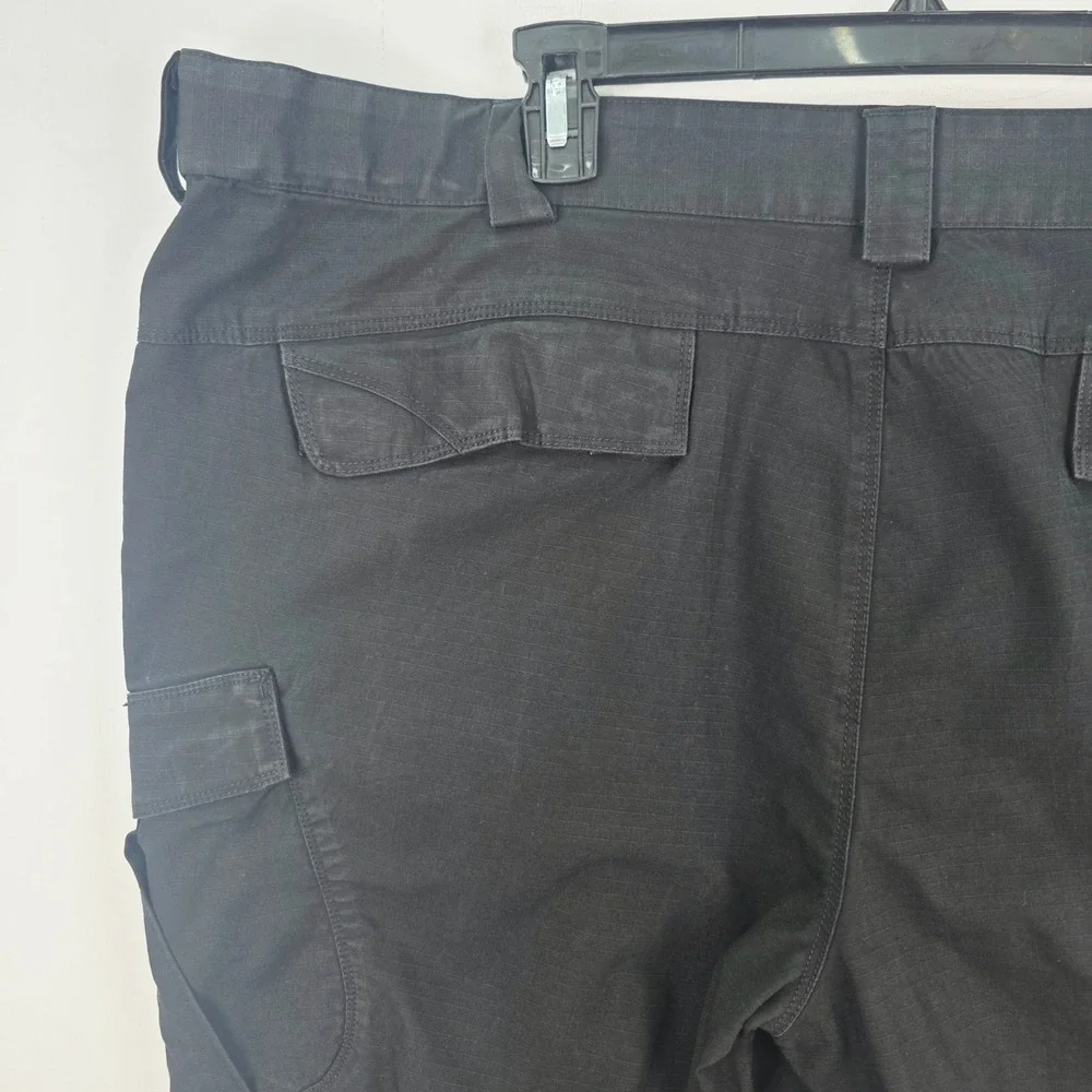 5.11 Tactical Mens 46 (Fit 44x27) Black Ripstop Stryke Cargo Pants Straight Leg